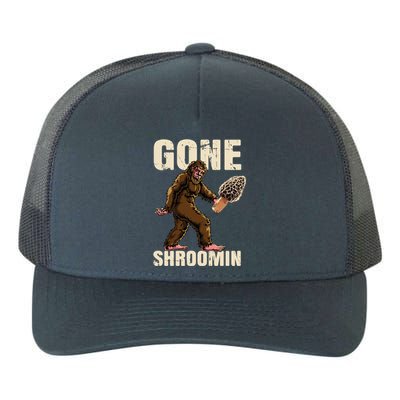 Gone Shrooming Bigfoot Morel Mushroom Hunter Sasquatch Yeti Gift Yupoong Adult 5-Panel Trucker Hat