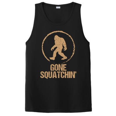 Gone Squatchin: Bigfoot Hunter Gone Squatching Sasquatch Funny Gift PosiCharge Competitor Tank