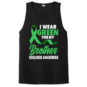 Green Scoliosis Brother Design Warrior Scoliosis Awareness Great Gift PosiCharge Competitor Tank