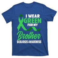 Green Scoliosis Brother Design Warrior Scoliosis Awareness Great Gift T-Shirt