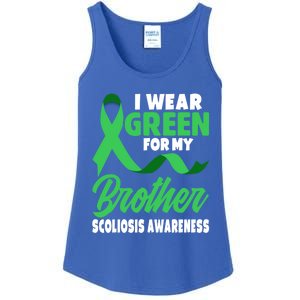 Green Scoliosis Brother Design Warrior Scoliosis Awareness Great Gift Ladies Essential Tank