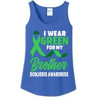 Green Scoliosis Brother Design Warrior Scoliosis Awareness Great Gift Ladies Essential Tank