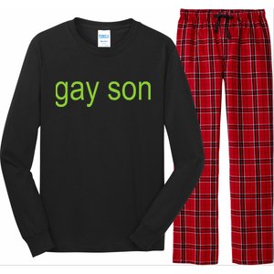 Gay Son Brat Dark Humor Joke 365 Partygirl Long Sleeve Pajama Set