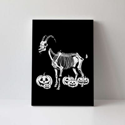 Goat Skeleton Birthday Halloween Canvas