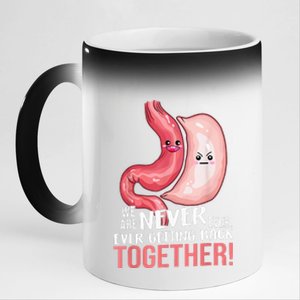 Gastric Sleeve Bariatric Gastric Surgery Medical Alert Gift 11oz Black Color Changing Mug