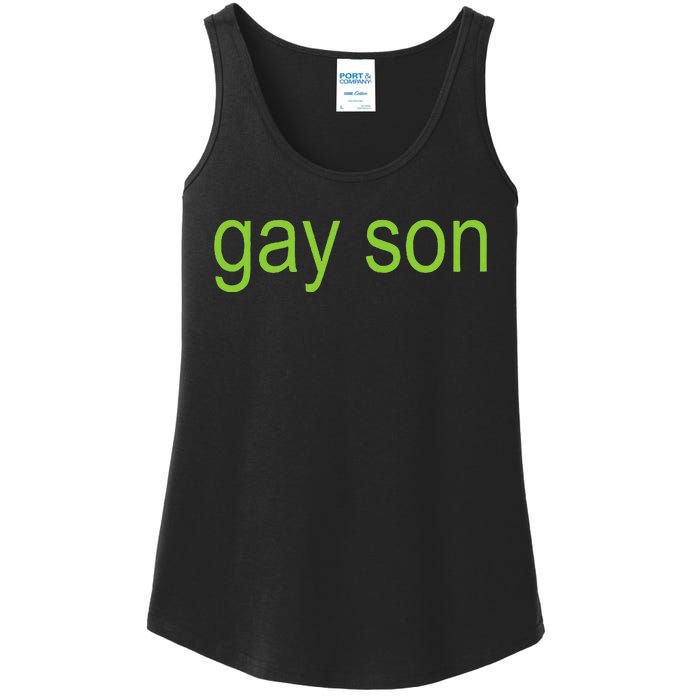 Gay Son Brat Dark Humor Joke Ladies Essential Tank