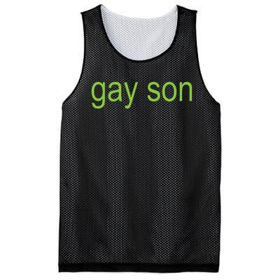 Gay Son Brat Dark Humor Joke Mesh Reversible Basketball Jersey Tank