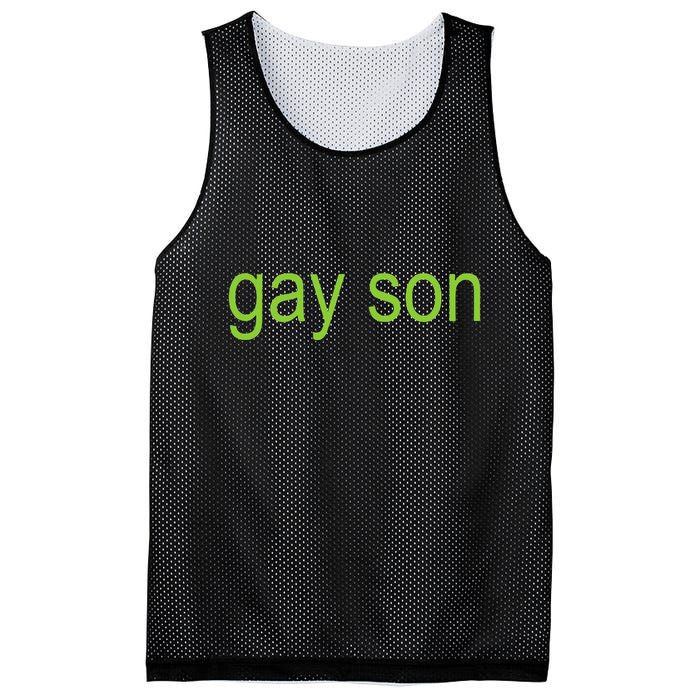 Gay Son Brat Dark Humor Joke Mesh Reversible Basketball Jersey Tank