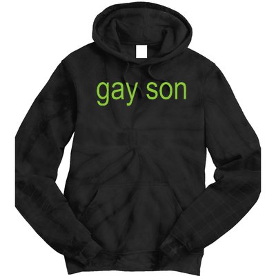 Gay Son Brat Dark Humor Joke Tie Dye Hoodie