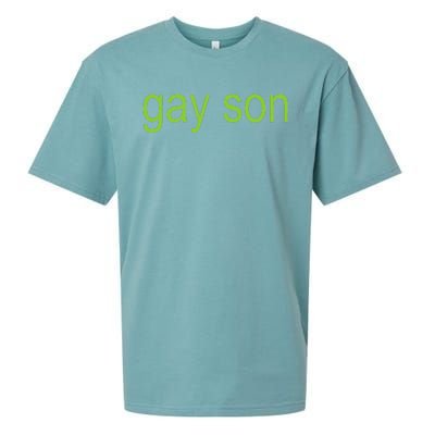 Gay Son Brat Dark Humor Joke Sueded Cloud Jersey T-Shirt