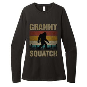 Granny Squatch Bigfoot Granny Sasquatch Yeti Family Matching Womens CVC Long Sleeve Shirt