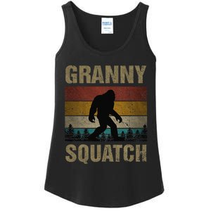 Granny Squatch Bigfoot Granny Sasquatch Yeti Family Matching Ladies Essential Tank