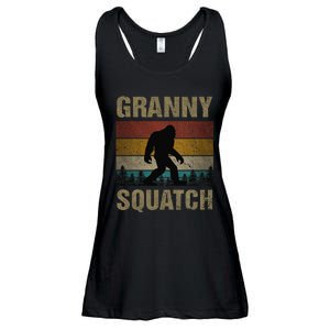 Granny Squatch Bigfoot Granny Sasquatch Yeti Family Matching Ladies Essential Flowy Tank