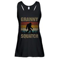 Granny Squatch Bigfoot Granny Sasquatch Yeti Family Matching Ladies Essential Flowy Tank