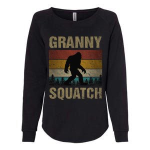 Granny Squatch Bigfoot Granny Sasquatch Yeti Family Matching Womens California Wash Sweatshirt