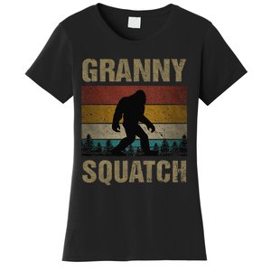 Granny Squatch Bigfoot Granny Sasquatch Yeti Family Matching Women's T-Shirt