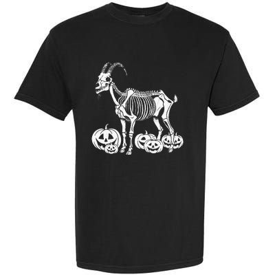 Goat Skeleton Birthday Halloween Garment-Dyed Heavyweight T-Shirt