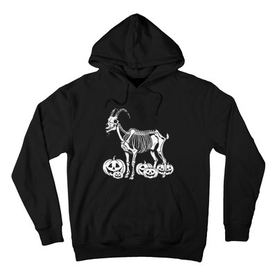 Goat Skeleton Birthday Halloween Hoodie