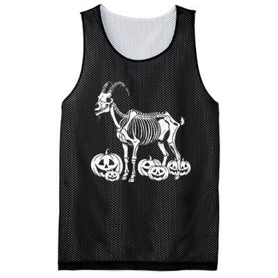 Goat Skeleton Birthday Halloween Mesh Reversible Basketball Jersey Tank