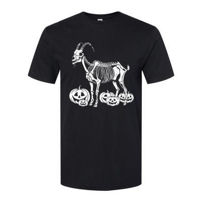 Goat Skeleton Birthday Halloween Softstyle CVC T-Shirt