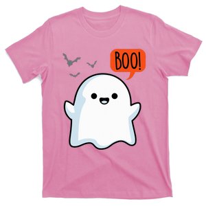 Ghost Saying Boo Spooky Halloween T-Shirt