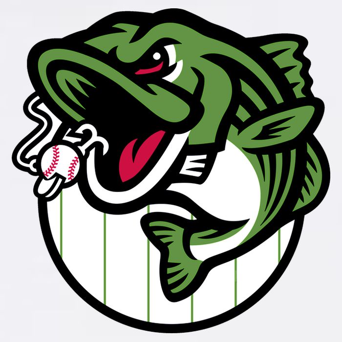 Gwinnett Stripers Baseball Angry Striped Bass Fishing For Baseball Fans Women's Crop Top Tee