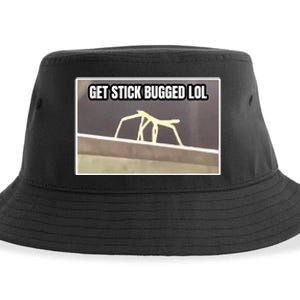 Get Stick Bugged Lol Meme Sustainable Bucket Hat