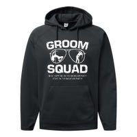 Groom Squad Bucks Groom Groomsmen Bachelor Party Performance Fleece Hoodie