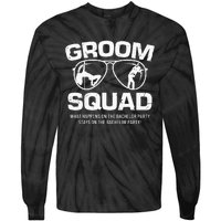 Groom Squad Bucks Groom Groomsmen Bachelor Party Tie-Dye Long Sleeve Shirt