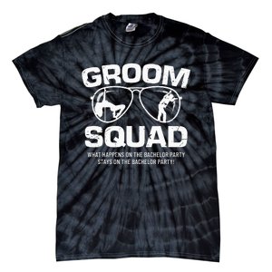 Groom Squad Bucks Groom Groomsmen Bachelor Party Tie-Dye T-Shirt