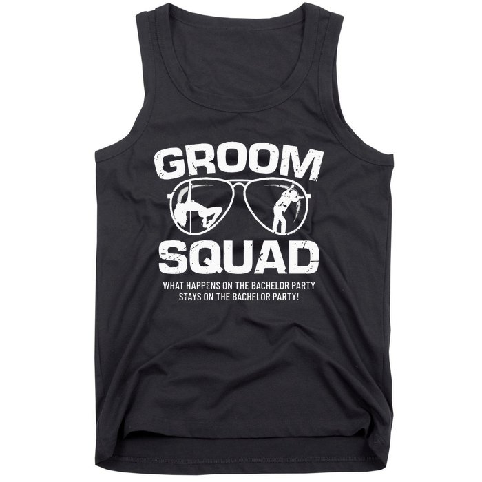 Groom Squad Bucks Groom Groomsmen Bachelor Party Tank Top