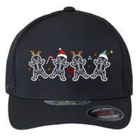 Gingerbread Skeleton Christmas Radiology Shir Xray Tech Flexfit Unipanel Trucker Cap