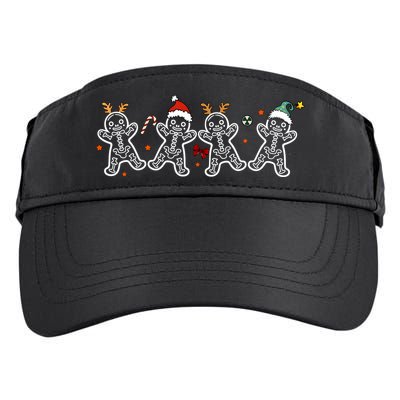 Gingerbread Skeleton Christmas Radiology Shir Xray Tech Adult Drive Performance Visor