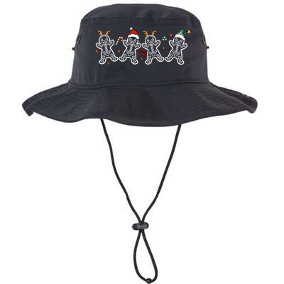 Gingerbread Skeleton Christmas Radiology Shir Xray Tech Bucket Hat