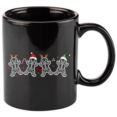 Gingerbread Skeleton Christmas Radiology Shir Xray Tech 11oz C Handle Ceramic Mug