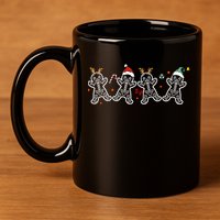 Gingerbread Skeleton Christmas Radiology Shir Xray Tech 11oz C Handle Ceramic Mug