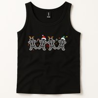 Gingerbread Skeleton Christmas Radiology Shir Xray Tech Tank Top