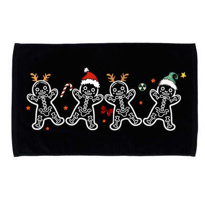 Gingerbread Skeleton Christmas Radiology Shir Xray Tech Microfiber Hand Towel