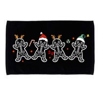 Gingerbread Skeleton Christmas Radiology Shir Xray Tech Microfiber Hand Towel