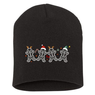 Gingerbread Skeleton Christmas Radiology Shir Xray Tech Short Acrylic Beanie