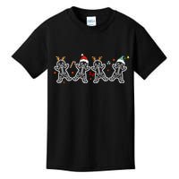 Gingerbread Skeleton Christmas Radiology Shir Xray Tech Kids T-Shirt
