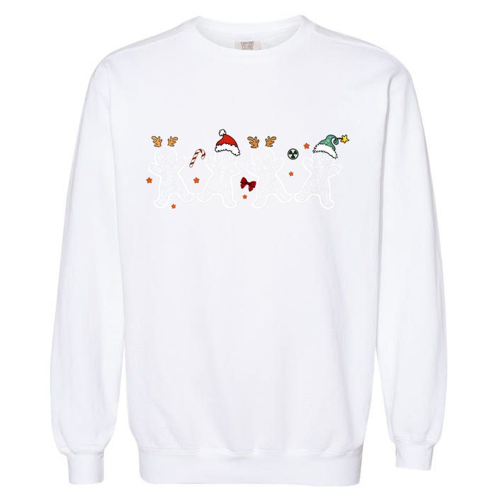 Gingerbread Skeleton Christmas Radiology Shir Xray Tech Garment-Dyed Sweatshirt