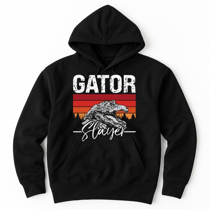 Gator S.L.A.Y.E.R Crocodiles Gator Hunting Alligator Hunting Hoodie