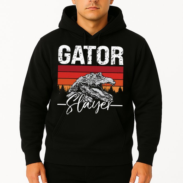 Gator S.L.A.Y.E.R Crocodiles Gator Hunting Alligator Hunting Hoodie