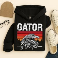 Gator S.L.A.Y.E.R Crocodiles Gator Hunting Alligator Hunting Hoodie