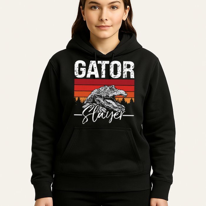 Gator S.L.A.Y.E.R Crocodiles Gator Hunting Alligator Hunting Hoodie