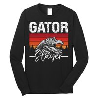 Gator S.L.A.Y.E.R Crocodiles Gator Hunting Alligator Hunting Long Sleeve Shirt