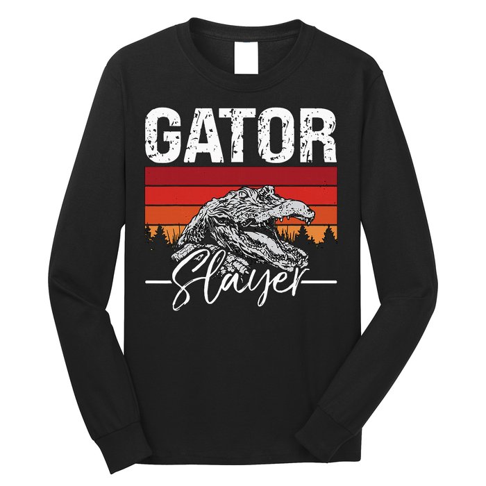 Gator S.L.A.Y.E.R Crocodiles Gator Hunting Alligator Hunting Long Sleeve Shirt