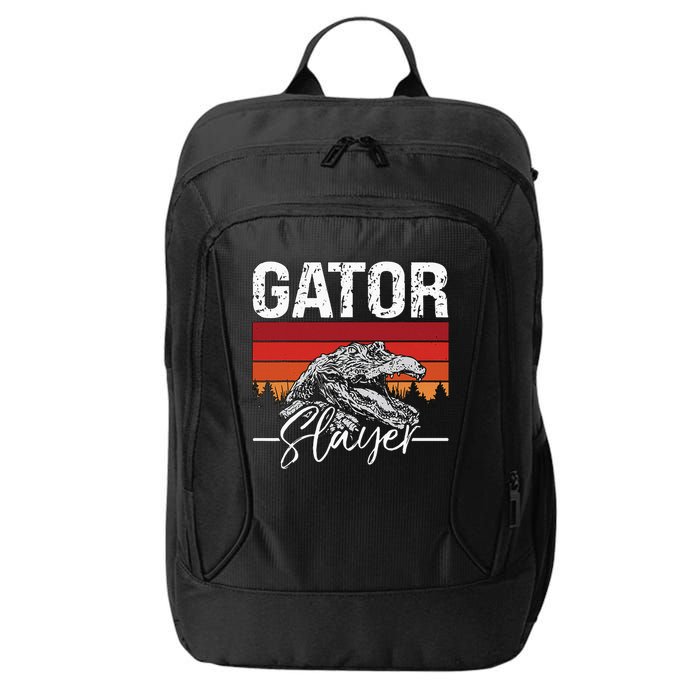 Gator S.L.A.Y.E.R Crocodiles Gator Hunting Alligator Hunting City Backpack