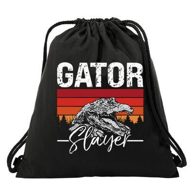 Gator S.L.A.Y.E.R Crocodiles Gator Hunting Alligator Hunting Drawstring Bag